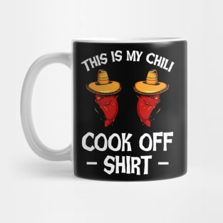 This Is My Chili Cook Off Shirt - Mexican Chilis Peppers Mug